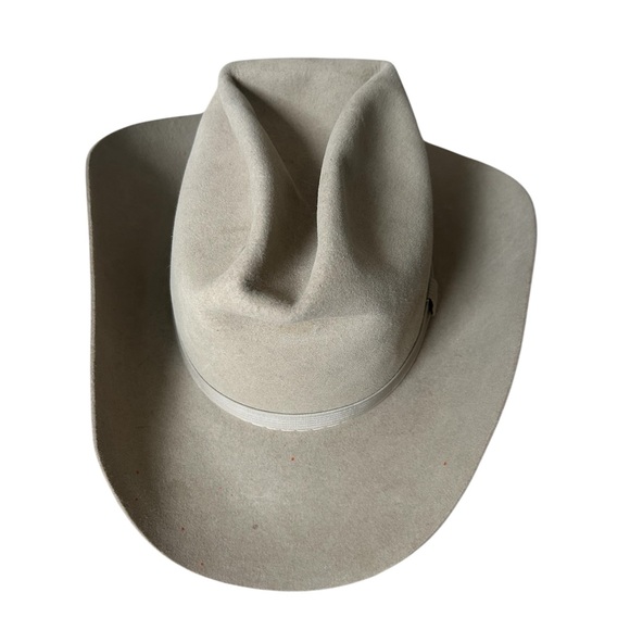 RESISTOL Vintage Self-Conforming XXX Beaver Western Cowboy Hat size 7 Oval - Picture 3 of 9